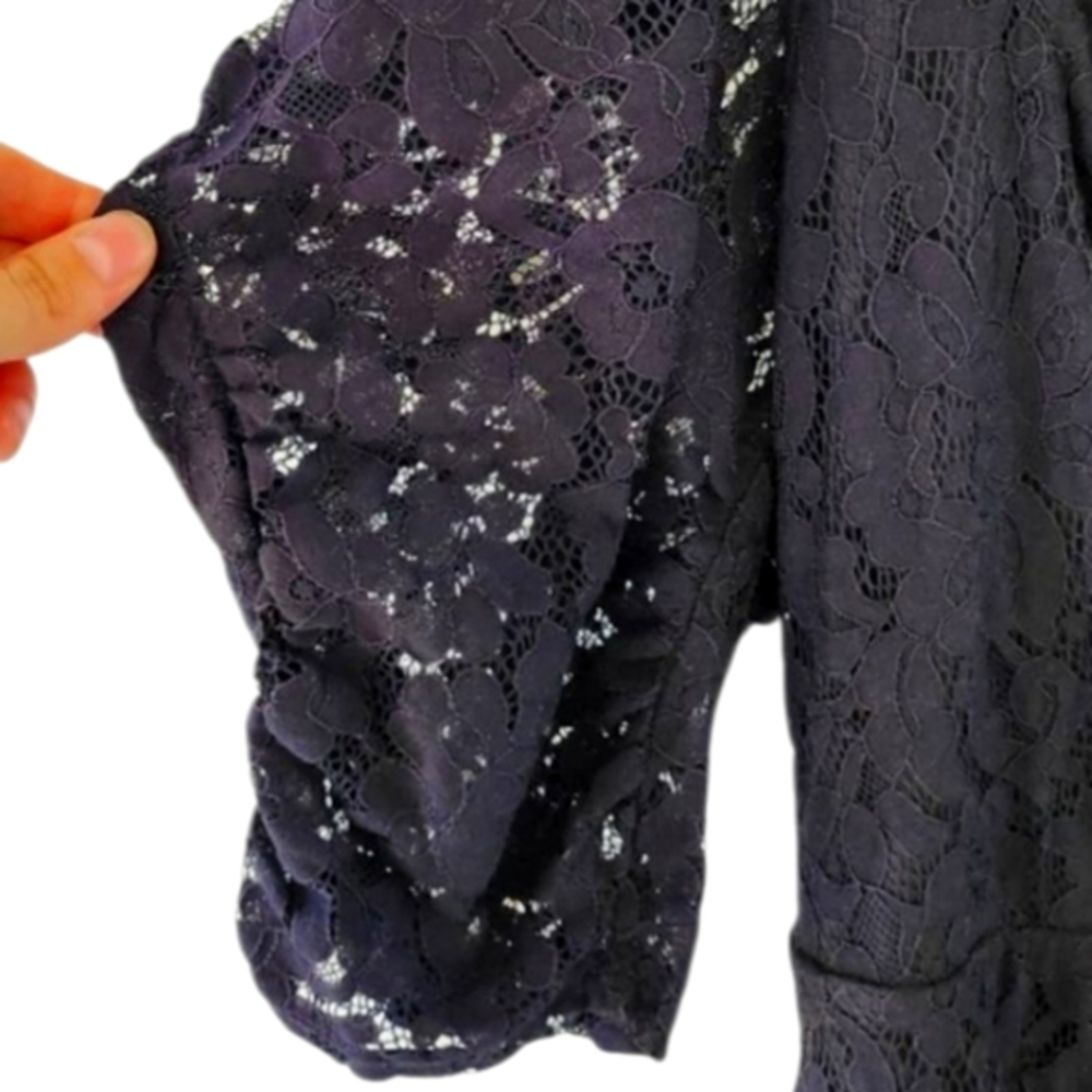 Torrid Black Lace Overlay Party Cocktail Midi Dress Plus Size 20 - Picture 5 of 11
